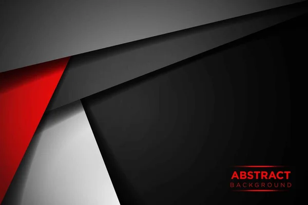 Metin ve mesaj tasarımı modern web sitesi için kırmızı arkaplan örtüşen boyut gri vektör illüstrasyon mesaj panosu