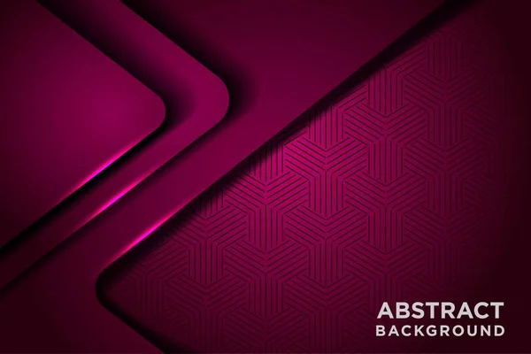 抽象的な赤ピンクとパターンとテキストデザイン現代の高級未来技術の背景ベクトル図 — ストックベクタ