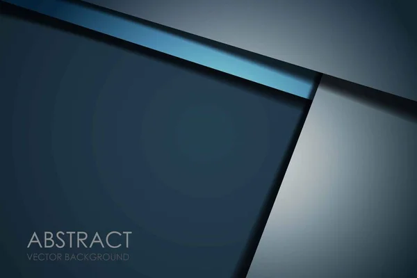 Abstrato Azul Marinho Triângulo Sobreposição Com Texto Espaço Branco Escuro —  Vetores de Stock