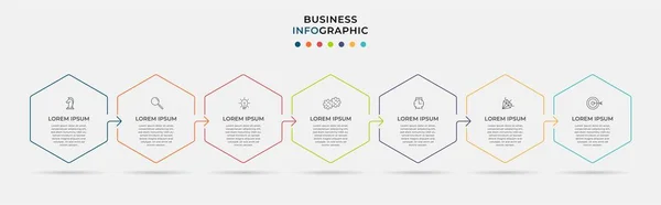 Vecteur Conception Infographies Les Icônes Marketing Peuvent Être Utilisés Pour — Image vectorielle