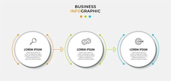 Διανυσματική Infographic Σχεδιασμό Επιχειρηματικό Πρότυπο Εικονίδια Και Επιλογές Βήματα Μπορεί — Διανυσματικό Αρχείο