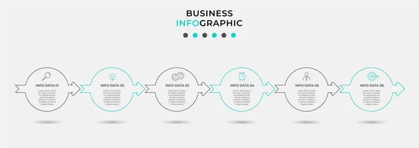 Вектор Інфографічний Дизайн Бізнес Шаблон Піктограмами Варіантами Або Кроками Може — стоковий вектор