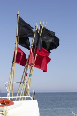 red and white flag of the german state of france
