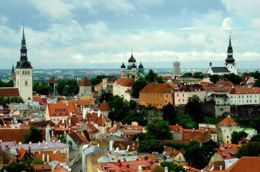 Tallinn üzerinden görünüm