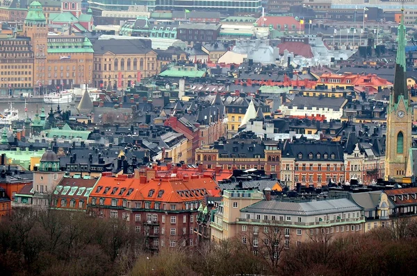 Stockholm çatılar — Stok fotoğraf