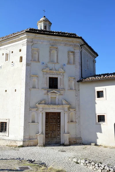 Santo Stefano Sessanio 2020 Rocca Calascio Vicino Comune Santo Stefano — Foto Stock