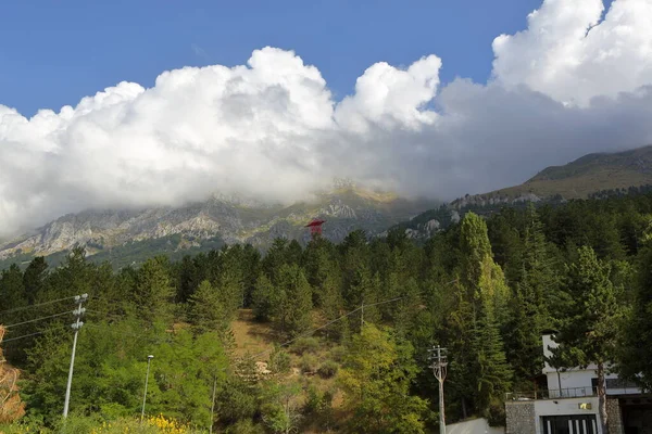 Πανοραμική Θέα Του Εθνικού Πάρκου Gran Sasso — Φωτογραφία Αρχείου