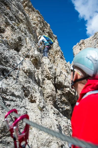 Escalada y andventure — Foto de Stock