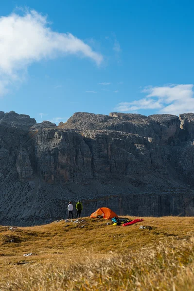 Campamento base de montaña —  Fotos de Stock