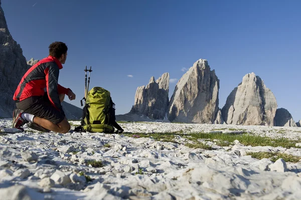 Senderismo en los Dolomitas —  Fotos de Stock