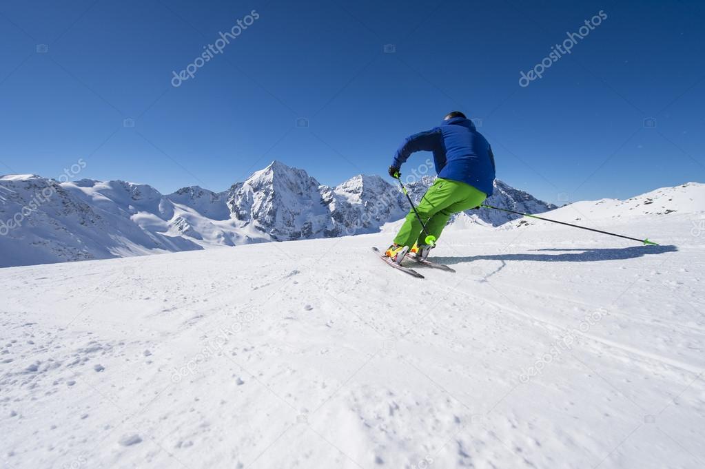  alpine skiing in high altitude