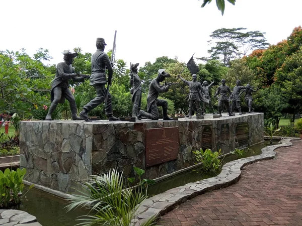 Jakarta Indonesia Tuesday December 2020 Monument Laskar Army Tionghoa China — Stock Photo, Image