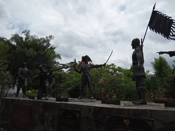 Jakarta Indonesia Tuesday December 2020 Monument Laskar Army Tionghoa China — Stock Photo, Image