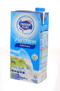 Sadece Editoryal Kullanım, 16 Temmuz 2021, Frisian Flag Milk UHT, Doğu Jakarta, Endonezya Fotoğraf Stüdyosu