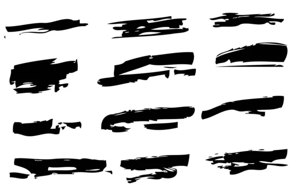 Vector Scribble Χέρι Ισοπαλία Σκίτσο Οριζόντια Γραμμή Για Στοιχείο Σχεδιασμού — Διανυσματικό Αρχείο