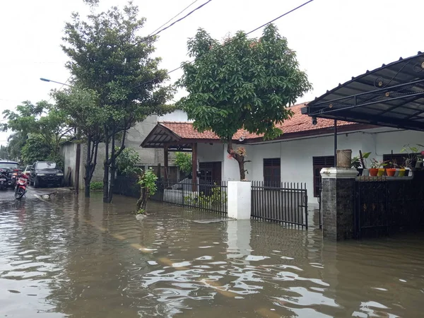 Editorial Use Only July 2021 Flooding Condet East Jakarta Indonesia — Stock Photo, Image