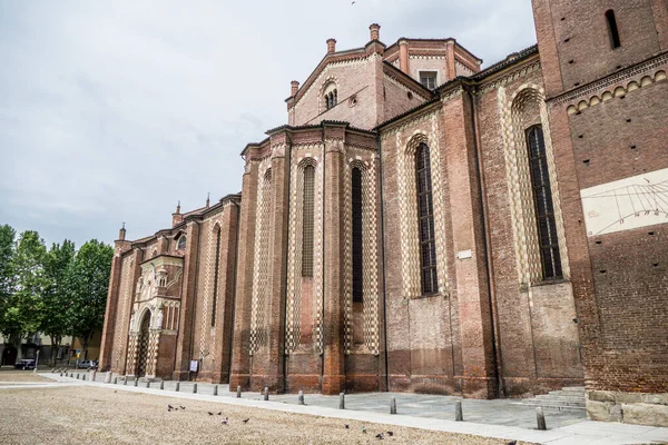 Hermosa Catedral Asti Piamonte — Foto de Stock