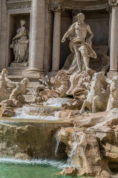 Famous Fountain Trevi Rome — Stock Photo, Image