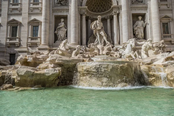 Famous Fountain Trevi Rome — Stock Photo, Image