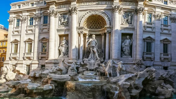 Famous Fountain Trevi Rome — Stock Photo, Image