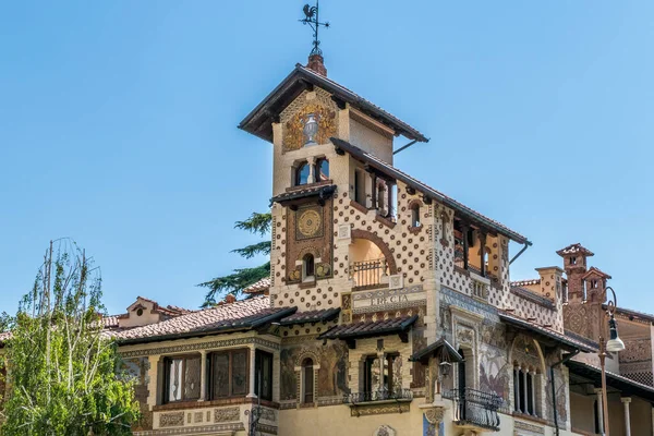 Prachtige Huizen Wijk Copped Rome — Stockfoto