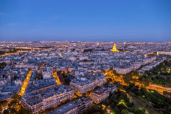 París Francia 2018 Vista Aérea Del Río Sena Atardecer — Foto de Stock