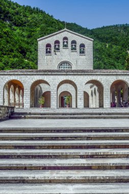 Roccaporena, İtalya - 07-06-2015: Sainte Rita Sığınağı