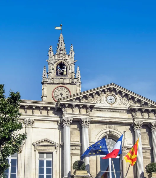 Bela Torre Relógio Avignon — Fotografia de Stock