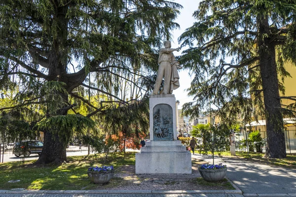 Monumento Garibaldi Luino — Foto de Stock
