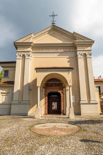 Den Vackra Kyrkan Carmine Luino — Stockfoto