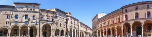 Bologna Italy 2021 Extra Wide View Santo Stefano Square Bologna — 스톡 사진