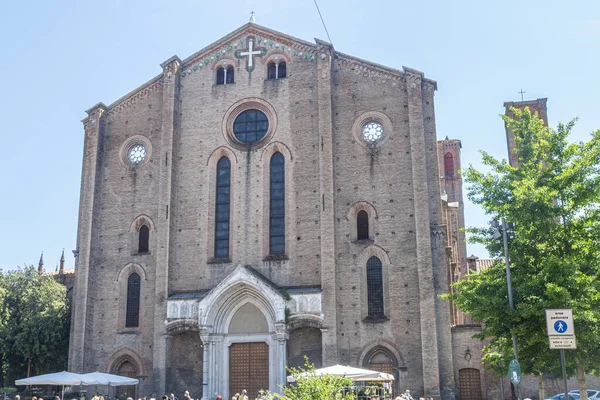 Bologna Italia 2021 Una Bellissima Basilica Bologna — Foto Stock