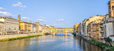 Floransa 'daki güzel Ponte Vecchio