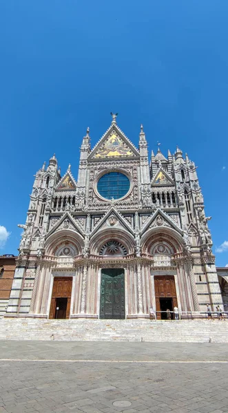 Hermosa Catedral Siena — Foto de Stock