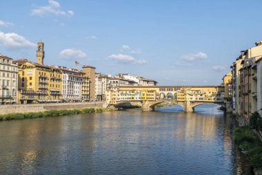 Floransa 'daki ünlü Ponte Vecchio.