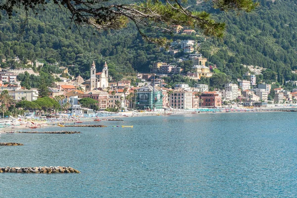 Laigueglia Talya 2021 Laigueglia Nın Havadan Görünüşü — Stok fotoğraf