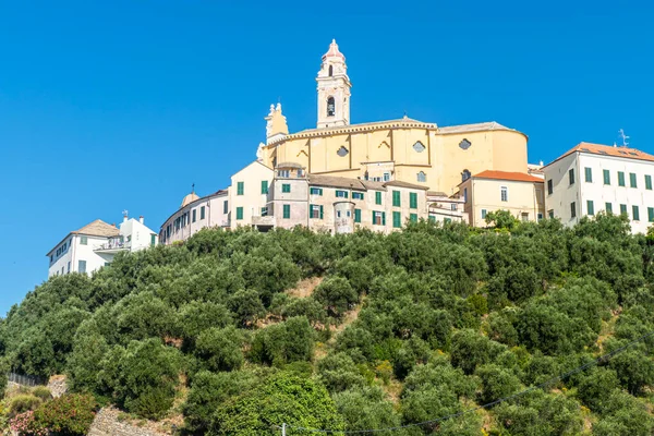 Landschap Van Cervo Klein Stadje Ligurië — Stockfoto