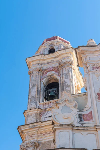 Dzwonnica Kościoła Cervo — Zdjęcie stockowe
