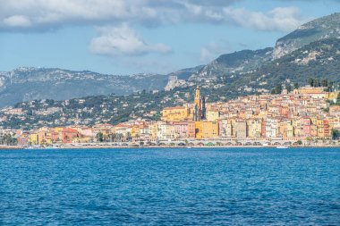 Menton 'un deniz manzarası