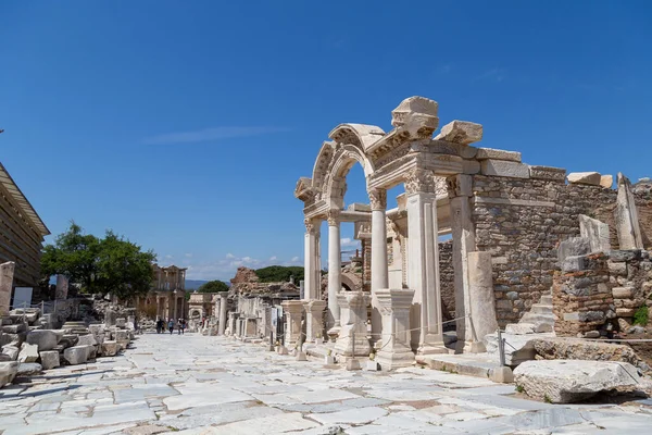 Les Ruines Une Ancienne Ville Ephèse Izmir Turquie — Photo