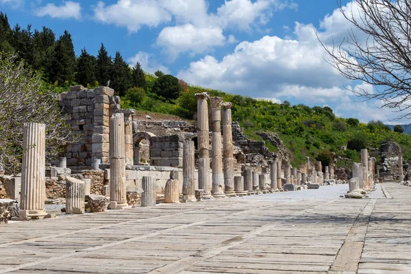 Les Ruines Une Ancienne Ville Ephèse Izmir Turquie — Photo