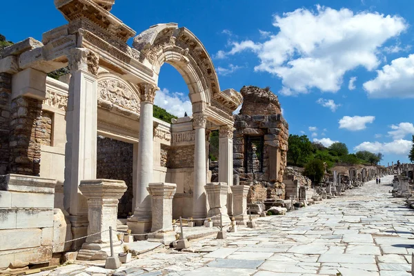 Les Ruines Une Ancienne Ville Ephèse Izmir Turquie — Photo