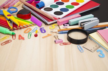 Bir okul malzemeleri