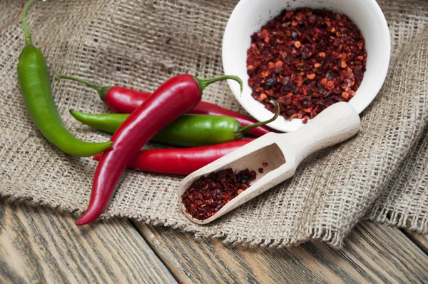 Chilly peppers — Stock Photo, Image