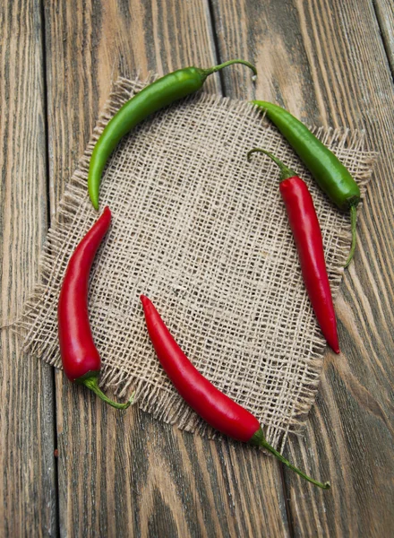 Chilly peppers — Stock Photo, Image