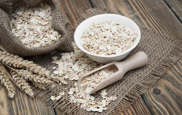 Oat flake — Stock Photo, Image