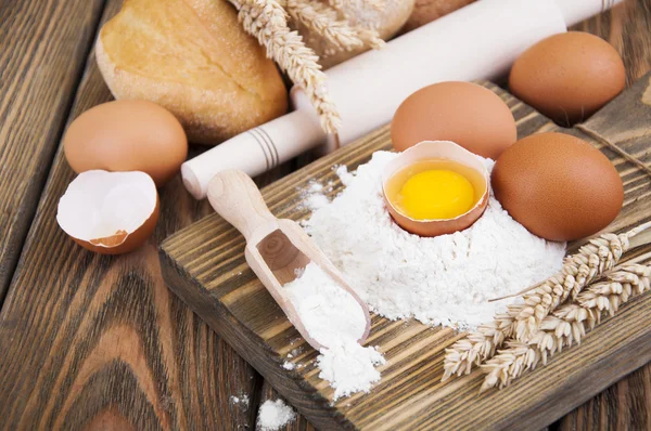 Baking ingredients — Stock Photo, Image