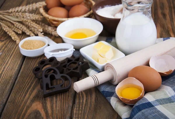 Baking ingredients — Stock Photo, Image