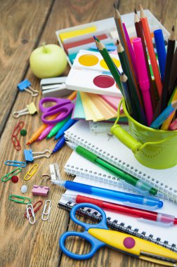 Okul malzemeleri.