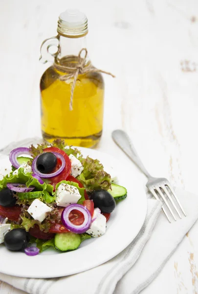 Grekisk sallad — Stockfoto